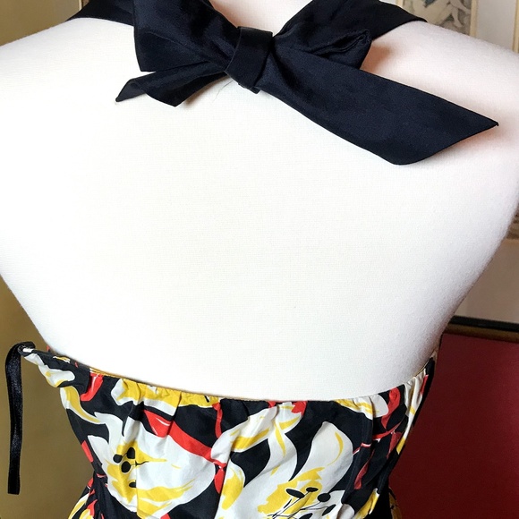 MOULINETTE SOEURS Halter Neck Silk Dress - Picture 5 of 7